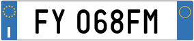 Truck License Plate